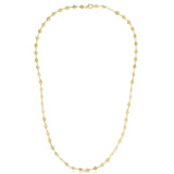 14k Yellow Gold Necklace with Polished Circles