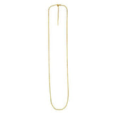 Endless Adjustable Cable Chain in 14k Yellow Gold (1.70 mm)