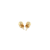 14k Yellow Gold Round Stud Earrings (5.0 mm)