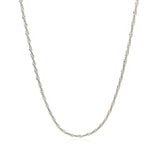 Sterling Silver 1.5mm Adjustable Sparkle Chain