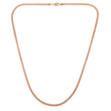 Ice Barrel Chain in 14k Rose Gold (3.10 mm)