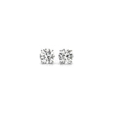 1 cttw Certified IGI Lab Grown Round Diamond Stud Earrings 14k White Gold (G/VS2)