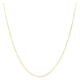 14k Yellow Gold French Cable Chain (1.30 mm)