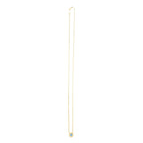 14k Yellow Gold MOP Evil Eye Necklace