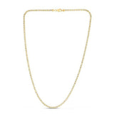 Ice Barrel Chain in 14k Yellow Gold (2.70 mm)