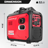 3000W Inverter Gas Generator w/ CO Alert DB5032