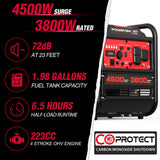 4500W Open Frame Inverter Generator w/ CO Alert DB5041C