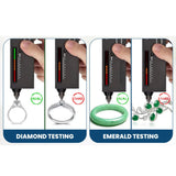 GTE Deluxe Diamond & Gemstone Analyzer Tester for Moissanites Stones Lab-created Simulants with Gauge