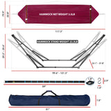 Tranquillo Comfort Set Original Hammock Stand for Ultimate Relaxation