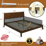 Serenity Solid Wood Bed Frame