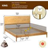 Haven Solid Wood Bed Frame