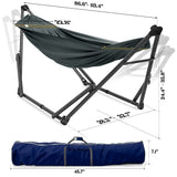 Tranquillo Uniki Canvas Hammock with Stand for Ultimate Relaxation