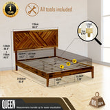 Sierra Solid Wood Bed Frame