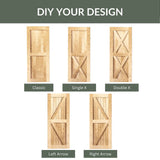 Classic Double Barn Door Kit | Black Hardware