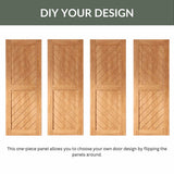 Slanted Pine Wood DIY Barn Door