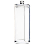 Eklips Cotton Round Organizer Clear Acrylic Vanity Holder