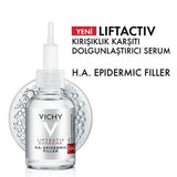 Vichy LiftActiv Supreme H.A. Epidermic Filler: Advanced Anti-Wrinkle Face & Eye Serum - Deeply Hydrating, Reduces Fine Lines, Hypoallergenic, 1.01 fl oz