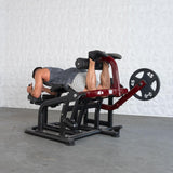 Pro Strength Prone Leg Curl - Muscle D Fitness - Adjustable Plate Loaded Hamstring Machine
