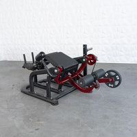 Pro Strength Prone Leg Curl - Muscle D Fitness - Adjustable Plate Loaded Hamstring Machine