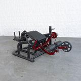 Pro Strength Prone Leg Curl - Muscle D Fitness - Adjustable Plate Loaded Hamstring Machine