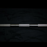 7' Stainless Steel Olympic Bar - Bushing - Muscle D Fitness - Quality Knurling