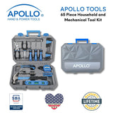 65 Piece Household and Mechanical Tool Set -- DT0001