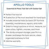 65 Piece Household and Mechanical Tool Set -- DT0001