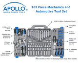 163 Piece Mechanics Tool Kit -- DT0002