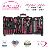 71 Piece Household Tool Kit Pink - DT0204P