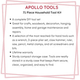 71 Piece Household Tool Kit - DT0204