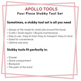 Four Piece Stubby Tool Set - DT0240