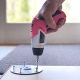 3.6 Volt Lithium-Ion Rechargeable Screwdriver with 45 Piece Accessory Set - Pink DT4944P