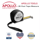 25ft. Tape Measure - Black - DT5002