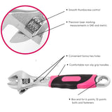 2 Adjustable Wrenches - Pink - DT5007P