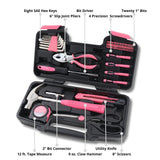 39 Piece General Tool Set Pink - DT9706P