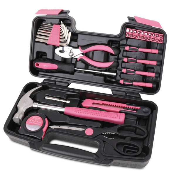 39 Piece General Tool Set Pink - DT9706P