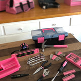 53 Piece Household Tool Kit with Tool Box Pink- DT9773P