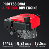 17" 144cc Gas Push 3-in-1 Lawn Mower DV8618P/V8617P