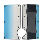 New Metal Card Bag Carbon Fiber Wallet Wallet RFID Anti-theft Swiping Blocking Technology