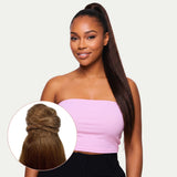 Dark Brown 100% Human Hair Ponytail Extension