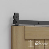 J Top Mount Heavy Duty Bifold Barn Door Hardware Kit | 2 Door Kit