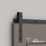 Flat Top Strap Heavy Duty Sliding Barn Door Hardware Kit