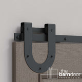 Horseshoe Heavy Duty Sliding Barn Door Hardware Kit