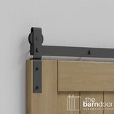 Classic J-Strap Bifold Barn Door Hardware Kit | 2 Door Kit