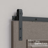 J Strap Heavy Duty Sliding Barn Door Hardware Kit