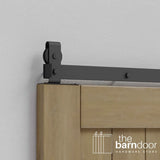 Modern J Top Mount Bifold Barn Door Hardware Kit | 4-Door Biparting