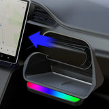 Model 3 Highland / New Model Y Under Screen Storage Box Center Console Organizer With Ambient Lighting