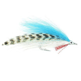 Lefty's Deceiver Saltwater Streamer - Blue/White/Grizzly - 12 Flies Size 1/0