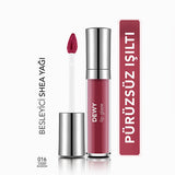 Flormar Dewy Lip Glaze: Hydrating, Non-Sticky, and Shiny Lip Gloss - Cherry Blossom Shade for Smooth, Lasting Shine