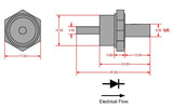 40-Amp or 75-Amp 600 Volt Stud Blocking Diode